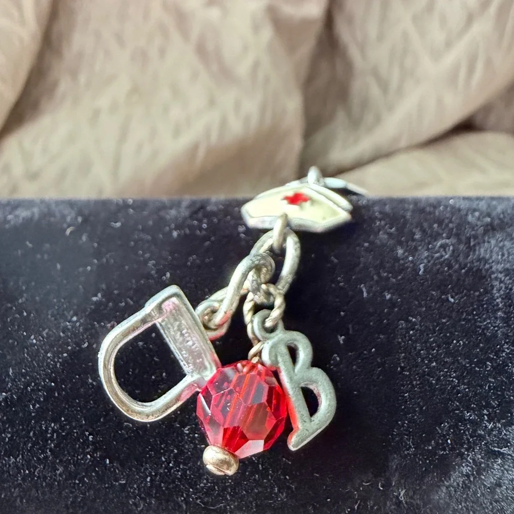 Y2K Vintage Nurse Hospital Cap Charm Bracelet Gifting
